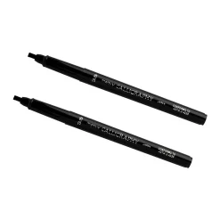 Pens|Marvy Uchida Thick Calligraphy Pen Set, Broad Nib, Black Markers, 2/Pack (2191915326A)