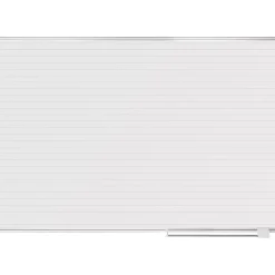 Dry Erase*MasterVision Magnetic Dry-Erase Ruled Planning Board, Aluminum Frame, 6' x 4' (MA2794830)
