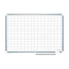 Dry Erase*MasterVision Platinum Plus Magnetic Porcelain Planning Board, Aluminum Frame, 6' x 4' (CR1230830)