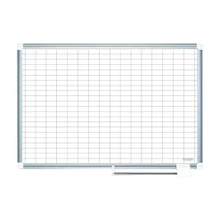 Dry Erase*MasterVision Platinum Plus Magnetic Porcelain Planning Board, Aluminum Frame, 3' x 2' (CR0630830)