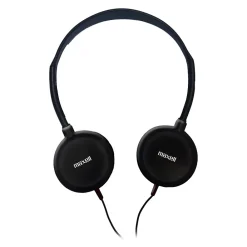 Maxell HP-100 Budget Stereo Headphones, Black, 2/Pack (MAX190319-2)<Maxwell Sale