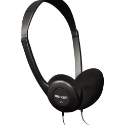 HP-100 Stereo Headphones, Black (190319)<Maxell New