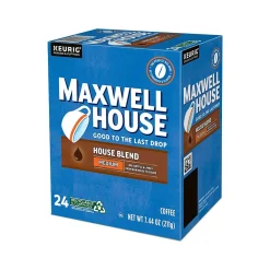Maxwell House House Blend Coffee Keurig K-Cup Pod, Medium Roast, 96/Box (5303CT)