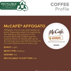 McCafe Affogato Coffee Keurig® K-Cup® Pods, Medium Roast, 24/Pack (5000380446)