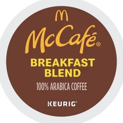 McCafe Breakfast Blend Coffee Keurig® K-Cup® Pods, Light Roast, 24/Box (5000201384)