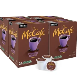 McCafe French Roast Coffee Keurig® K-Cup® Pods, Dark Roast, 96/Carton (080429CT)