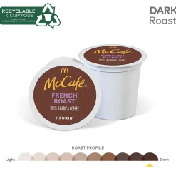 McCafe French Roast Coffee Keurig® K-Cup® Pods, Dark Roast, 96/Carton (080429CT)