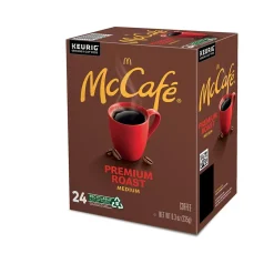 McCafe Premium Roast Coffee Keurig® K-Cup® Pods, Medium Roast, 24/Box (5000201379)