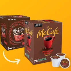 McCafe Premium Roast Coffee Keurig® K-Cup® Pods, Medium Roast, 24/Box (5000201379)