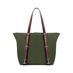 Dylan N Series Green Nylon Tote, Medium (18481)<McKlein Outlet