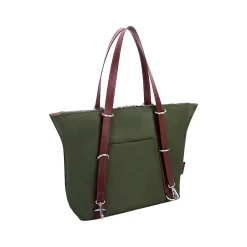 Dylan N Series Green Nylon Tote, Medium (18481)<McKlein Outlet