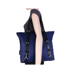 Dylan N Series Navy Nylon Tote, Medium (18487)<McKlein Discount