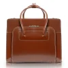 LAKE FOREST W Series Laptop Briefcase, Brown Genuine Leather (94334)<McKlein