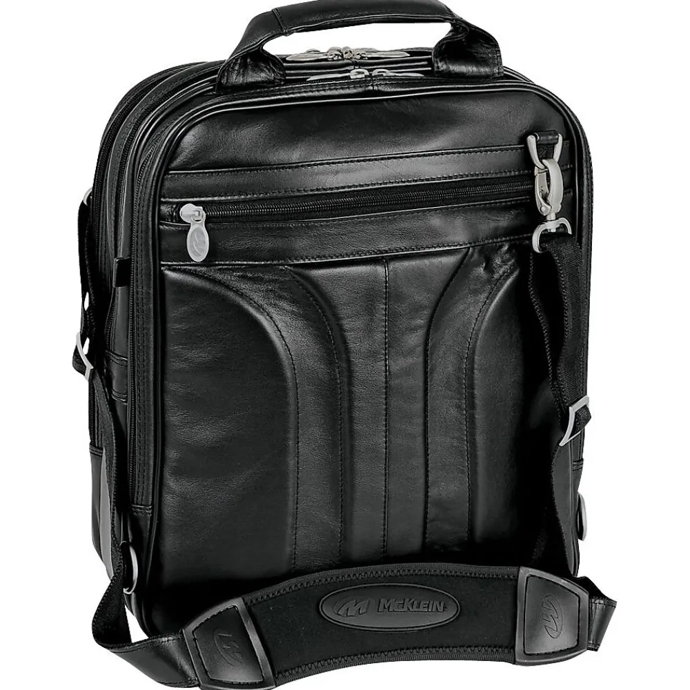 Laptop Pouch, Black Leather (4165)<McKlein Hot