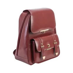 McKlein MARYVILLE Business Laptop/Tablet Backpack, Red (99576)
