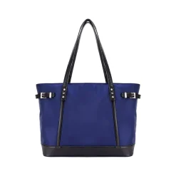 N Series ARIA Navy Nylon Tote, Medium (17567)<McKlein Outlet
