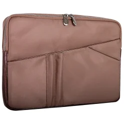 N Series AUBURN Nylon Laptop Sleeve for 15" Laptops, Khaki (18324)<McKlein Online