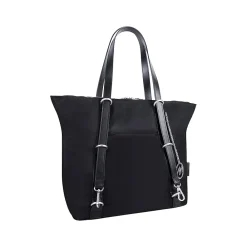 N Series DYLAN Nylon Convertible Backpack Tote, Medium, Black (18485)<McKlein Discount
