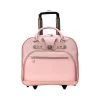 Laptop Bags|McKlein REDWOOD 15" Leather Rolling Laptop Bag, Pink (99699)