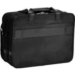 Roosevelt, Patented Detachable Wheeled Laptop Briefcase, Tech-Lite Ballistic Nylon, Black (74555)<McKlein Best