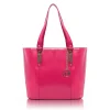 SAVARNA Fuchsia Genuine Leather Tote with Tablet Pocket, Large (97573)<McKlein New