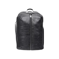 McKlein U Series Englewood Laptop Backpack, Black Leather (18895)