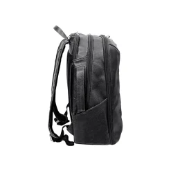 McKlein U Series Englewood Laptop Backpack, Black Leather (18895)