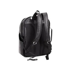 McKlein U Series Englewood Laptop Backpack, Black Leather (18895)