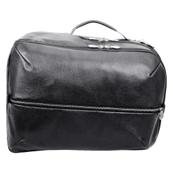 U Series Englewood Laptop Backpack, Black Leather (78895)<McKlein Outlet