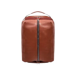 U Series South Shore Laptop Backpack, Brown Leather (18884)<McKlein