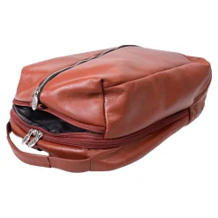 U Series South Shore Laptop Backpack, Brown Leather (18884)<McKlein