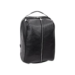 U Series South Shore Laptop Backpack, Black Leather (18885)<McKlein Hot
