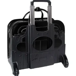 W Series Laptop Roller, Black Leather (94985)<McKlein Online