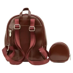 McKlein USA ACADIA Mini Bow Backpack with Coin Purse, Red (99716)
