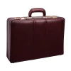USA Coughlin V Series Leather Expandable Attache, Burgundy (80466)<McKlein Online