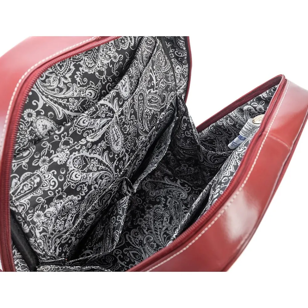 McKlein USA KENDALL Laptop/Tablet Backpack, Red (99536)