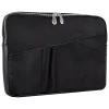 USA N Series AUBURN Nylon Laptop Sleeve for 15" Laptops, Black (18325)<McKlein