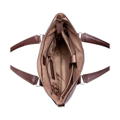 USA N Series EASTWARD Nylon Slim Briefcase, Khaki (18394)<McKlein Clearance