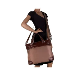 USA N Series EASTWARD Nylon Slim Briefcase, Khaki (18394)<McKlein Clearance