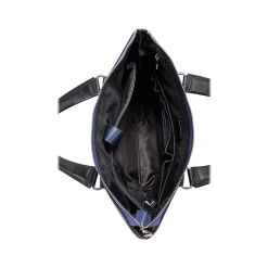 USA N Series EASTWARD Nylon Slim Briefcase, Navy/Black (18397)<McKlein Clearance