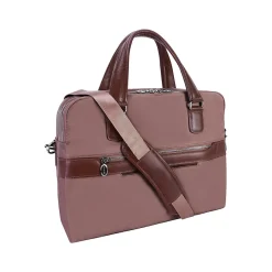 USA N Series HARTFORD Nylon Dual Compartment Briefcase, Khaki (18584)<McKlein Outlet