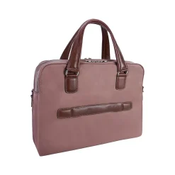 USA N Series HARTFORD Nylon Dual Compartment Briefcase, Khaki (18584)<McKlein Outlet