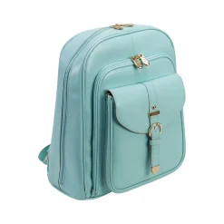 McKlein USA OLYMPIA Business Laptop/Tablet Backpack, Aqua Blue (99568)