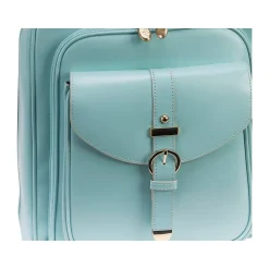 McKlein USA OLYMPIA Business Laptop/Tablet Backpack, Aqua Blue (99568)