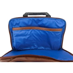 USA SOUTHPORT U Series Leather Dual Compartment Briefcase, Brown (19100)<McKlein Best