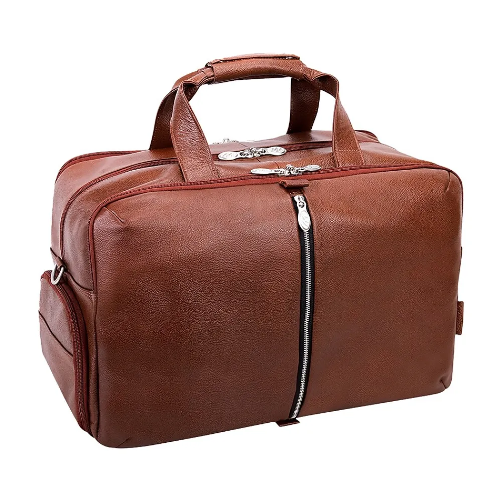 USA U Series 22" Leather Carry-On Travel Duffel (18904)<McKlein