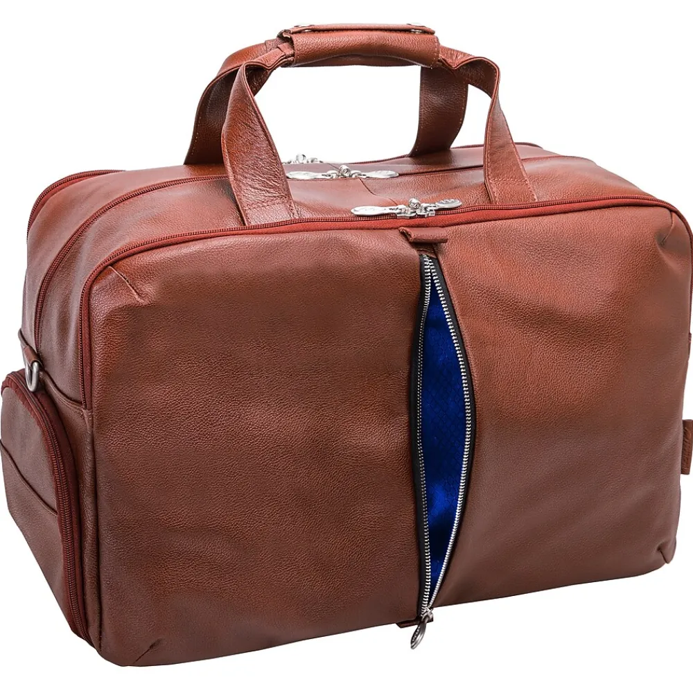 USA U Series 22" Leather Carry-On Travel Duffel (18904)<McKlein