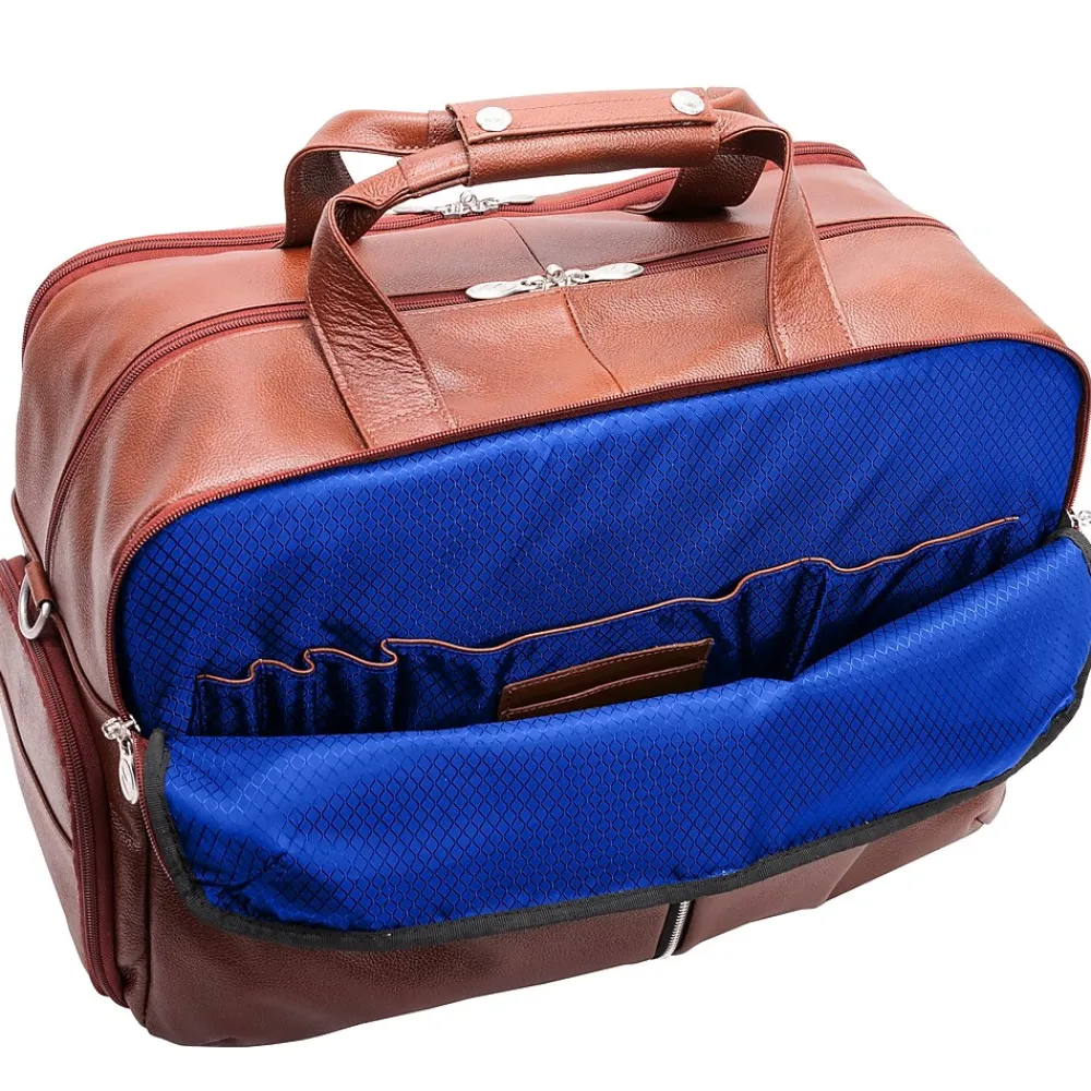 USA U Series 22" Leather Carry-On Travel Duffel (18904)<McKlein