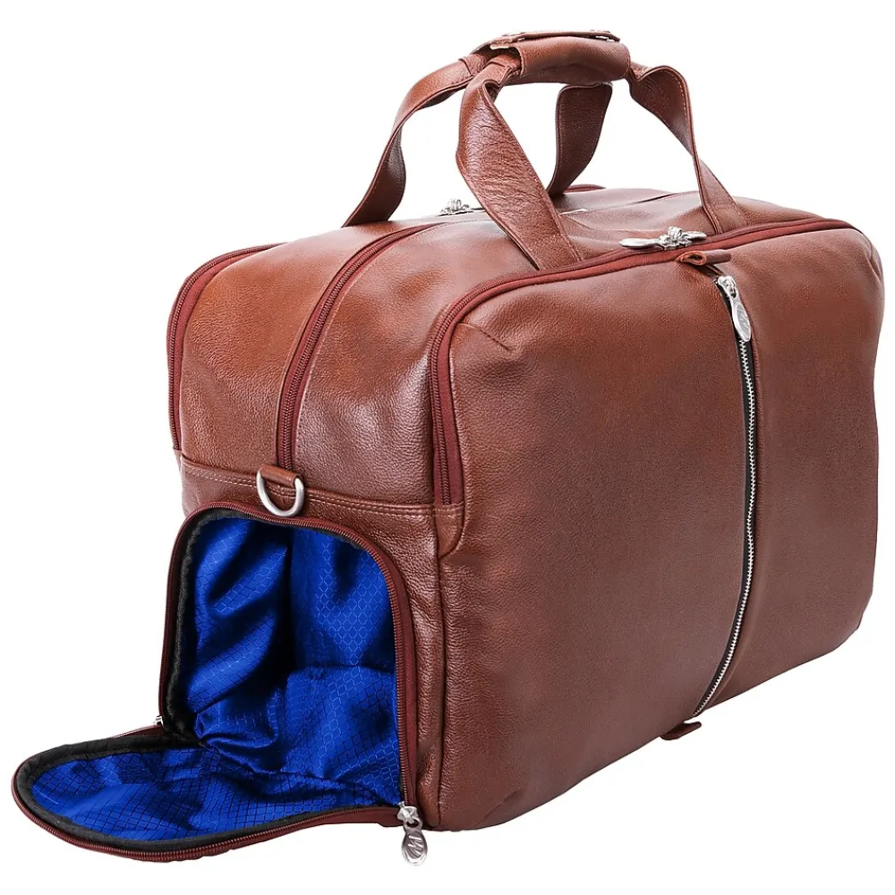 USA U Series 22" Leather Carry-On Travel Duffel (18904)<McKlein