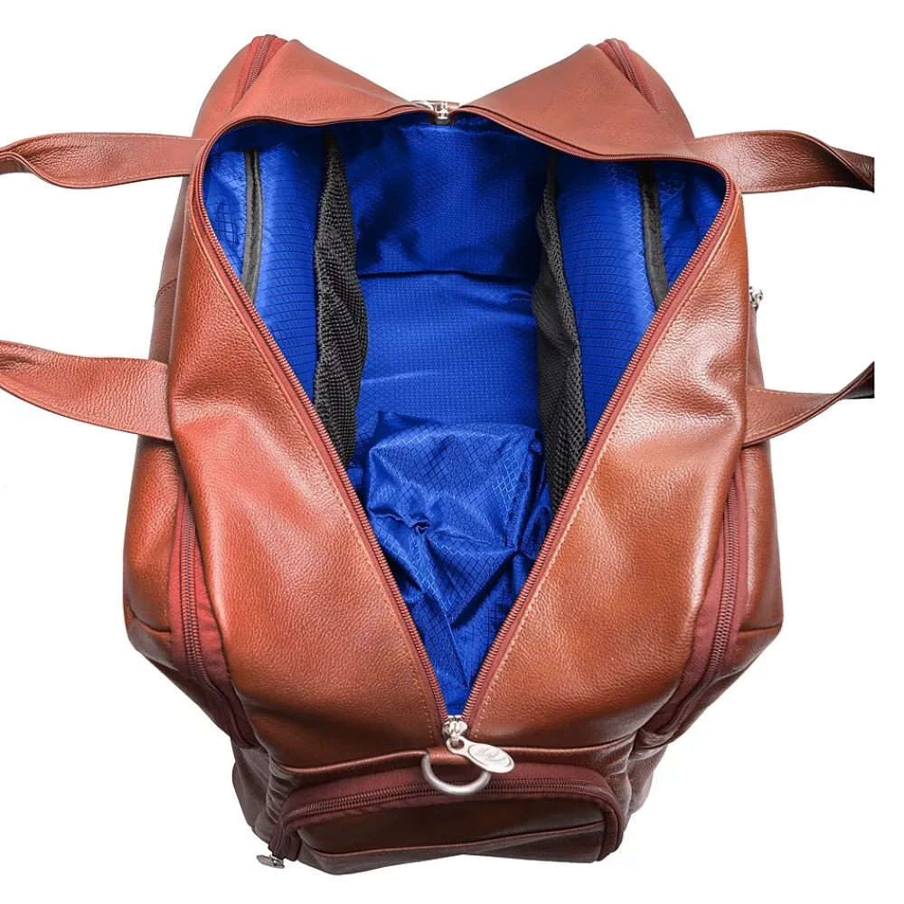 USA U Series 22" Leather Carry-On Travel Duffel (18904)<McKlein